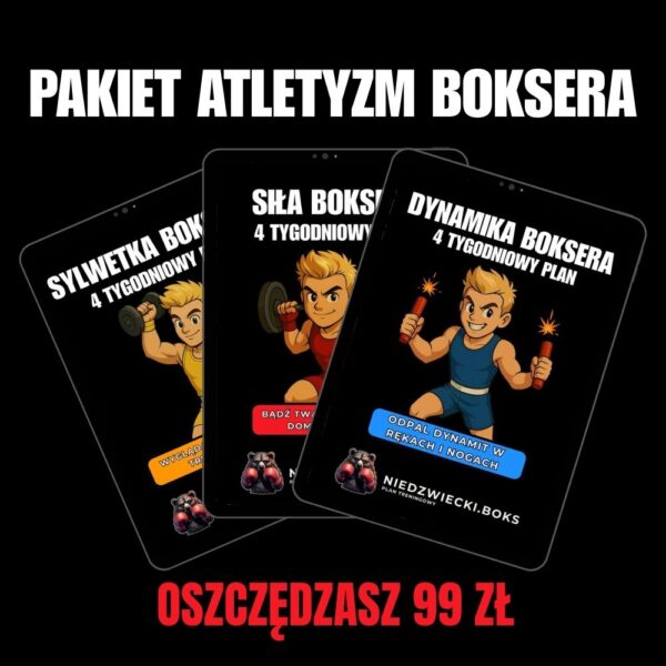 Pakiet treningowy - atletyzm boksera - treningi motoryczne dla boksera