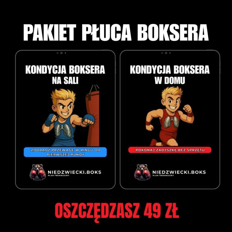 Pakiet treningowy - Płuca Boksera - Plany kondycyjne w domu i na sali